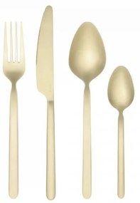 Posate dorata in acciaio inox 16 pz Stella – Blomus