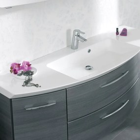 Lavabo da appoggio Cassca a incasso rettangolare L 141 x P 51 x H 5 cm bianco