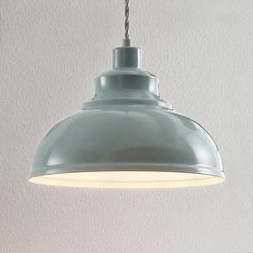 Lampada a sospensione Albertine Lindby, dimmerabile, Blu, Soggiorno / Sala da pranzo, Metallo, Vintage, Lampada a sospensione