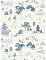 Sanderson Tapete Winnie the Pooh - Bonbon Blue