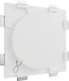 Lampada LED da incasso 175W Luna Crescente 60x60 cm in Gesso