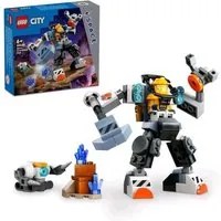 LEGO CITY MECH DI COSTRUZIONE SPAZIALE TUTA SNODABILE MECCANIZZATA DA COSTRUIRE CON MINIFIGURA DEL PILOTA E FIGURA DI ROBOT