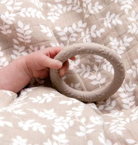 A Little Lovely Company - massaggiagengive in silicone - crema di cioccolato, 2 pezzi