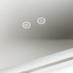 Brilagi - Specchio da bagno riscaldato con retroilluminazione LED dimmerabile BELLA LED/16W/230V 60x60 cm IP44