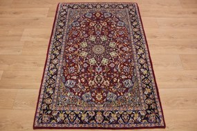 Isfahan Tappeto 110 x 170 (Iran) Annodato A Mano