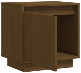 Comodini 2 pz Miele 40x30x40 cm in Legno Massello di Pino