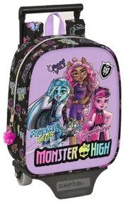 Trolley per la Scuola Monster High Creep Nero 22 x 27 x 10 cm