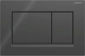 Geberit 115.883.DW.1 - Placca Sigma30 per scarico 24,6x16,4 cm nera