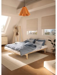 Letto matrimoniale in legno di pino con griglia 160x200 cm Pace - Karup Design