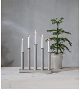 Decorazione luminosa natalizia beige Plate - Star Trading