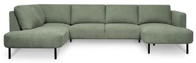 Divano angolare verde (angolo sinistro/"U") Hero - Scandic