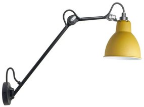 122 Applique da Parete Nero/Giallo - Lampe Gras