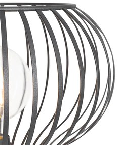 Lampada da terra moderna nera - Saffira