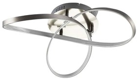 Lindby - Saliha Plafoniera Nickel/Bianco Lindby