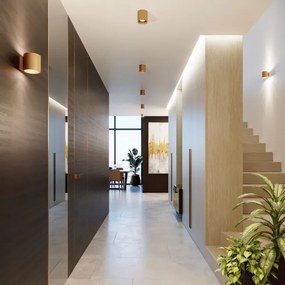 Sollux Sl.1181 - Faretto da parete ORBIS 1xG9/8W/230V oro