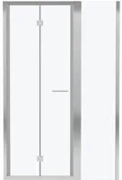 Porta doccia prodotto senza tipo di apertura Record  50 cm, H 195 cm in vetro, spessore 6 mm satinato silver
