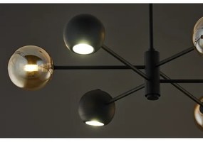 Jupiter 1993 - Lampadario a sospensione con supporto rigido MOKA 3xGU10/10W/230V + 3xG9/10W/230V nero/beige