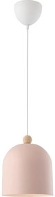 Nordlux - Lampadario a sospensione con filo GASTON 1xE27/40W/230V rosa/bianco