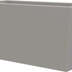 Fioriera MATELICA in polietilene grigio H 61 cm L 100 x P 35 cm