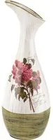 Vaso in ceramica Con decoro floreale
