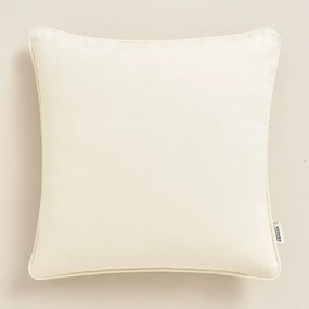 Elegante federa in crema 40 x 40 cm | Larghezza: 40 cm | Lunghezza: 40 cm