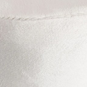 Puff Roys Velluto - Bianco