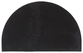 Zerbino Nero Mezzo Rotondo 50x80 cm Fibra di Cocco