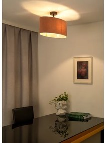 Duolla - Lampadario a plafone OVAL 1xE27/15W/230V rosa