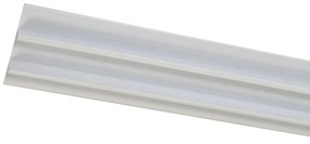 Coperchio Lindby, bianco, sistema binario monofase, 50 cm