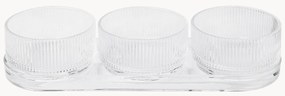 Set ciotole con vassoio Pilastro 4 pz