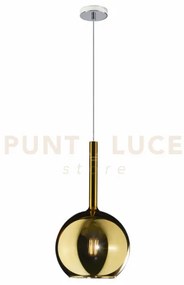 Sosp. cromo 1 luce media oro 1155cr-sm-or