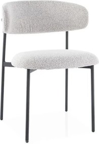 Sedia Elton beigeTap.231/nero