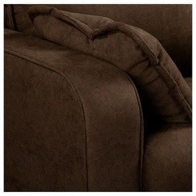 Divano angolare marrone scuro (angolo destro) Beata - Ropez