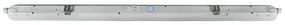 Plafoniera LED Stagna 120cm 40W 5.200lm (130lm/W), Certificato PZH e TUV Colore  Bianco Naturale 4.000K