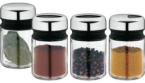 WMF - Set di barattoli per spezie 4pz DEPOT 9,5 cm acciaio inossidabile