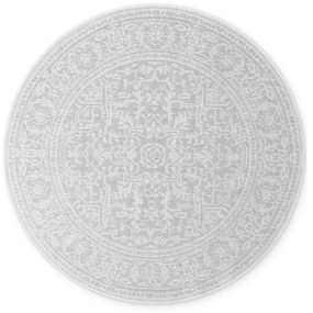 Tappeto da interno/esterno rotondo grigio/avorio ø 160 cm Duet Kona – NORTHRUGS
