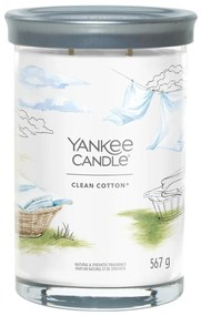 Candela Clean Cotton in barattolo grande Yankee Candle