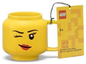 Tazza per bambini in ceramica gialla 255 ml Head - LEGO®