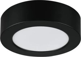 Rabalux 75074 - Plafoniera LED da bagno SHAUN PLUS 7W/230V Ø 12 cm IP44, nera