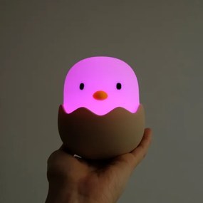 MegaLight - Lampada LED RGB dimmerabile ricaricabile per bambini EGGY EGG LED/5V