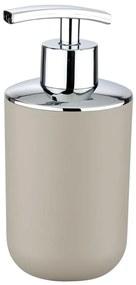 WENKO 21219100 - Dispenser di sapone BRASIL 7,3x16,5 cm beige/cromo lucido
