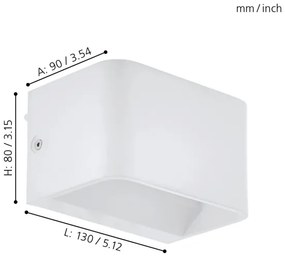 Eglo 98421 - Applique a LED SANIA LED/6W/230V