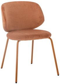 Set di sedie da pranzo in velluto arancione 2 pz Ponte - Bloomingville