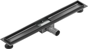 Mexen Flat corpo per scarico lineare 70 cm, grigio arma spazzolato - 1E15070