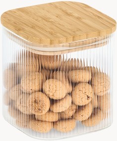 Set di 6 contenitori da cucina con coperchio in bambù Classic