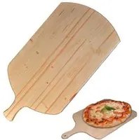 Tagliere Per Pizza a Metro Teglia Vassoio Legno Rettangolare Con Manico 72x36cm