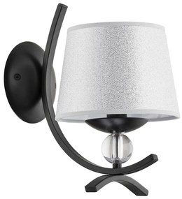 Applique SMITH 1xE14/10W/230V nero/argento