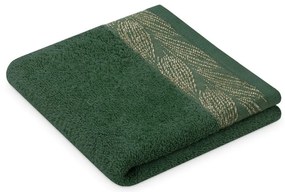 Set di asciugamani per viso e corpo tipo terry verdi in cotone 6 pz Allium – Restilo