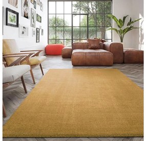 Tappeto Feel dorato, L 230 x L 160 cm