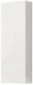 Pensile bagno Brera laccato opaco bianco, 1 anta apertura da sinistra P 17 x L 30 x H 90 cm